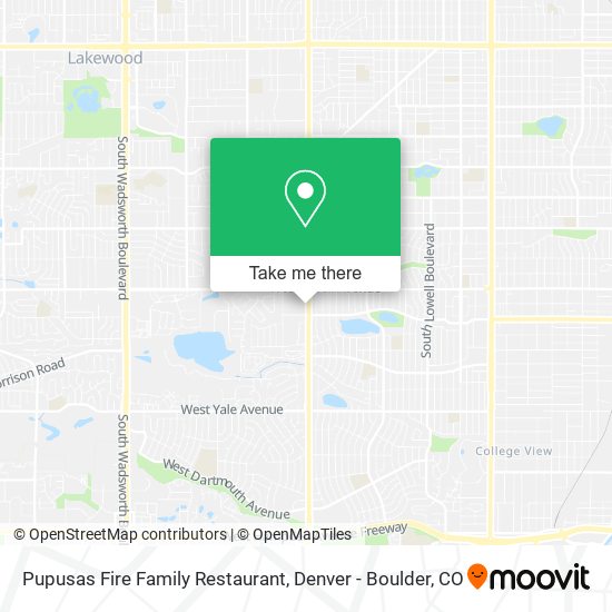 Pupusas Fire Family Restaurant map