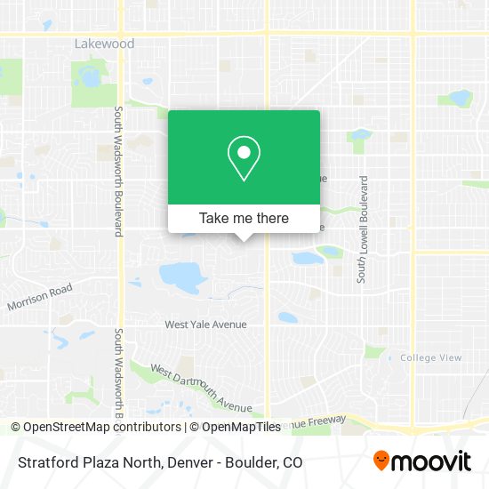 Stratford Plaza North map