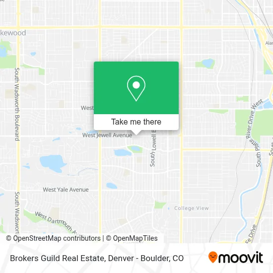 Brokers Guild Real Estate map