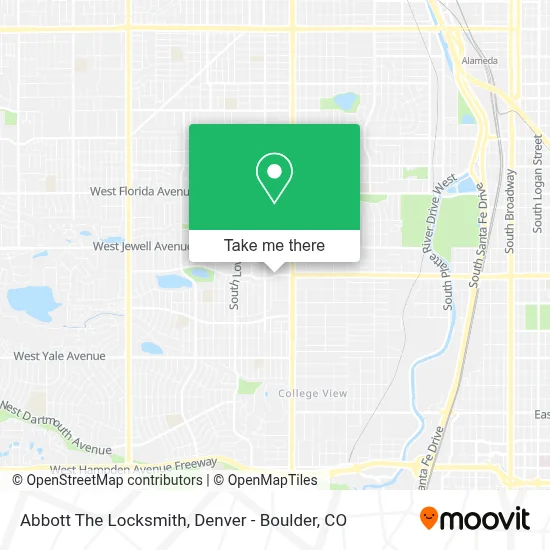 Abbott The Locksmith map