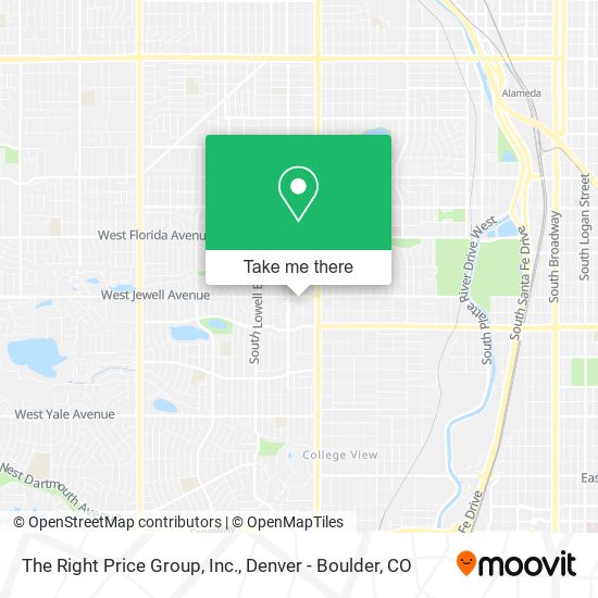 The Right Price Group, Inc. map