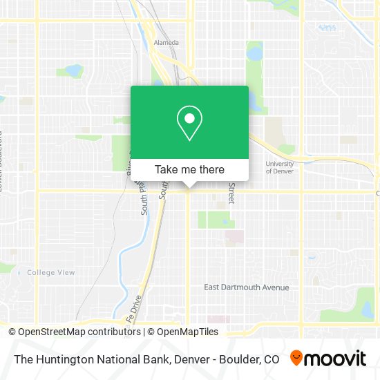 The Huntington National Bank map