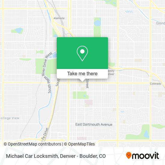 Michael Car Locksmith map