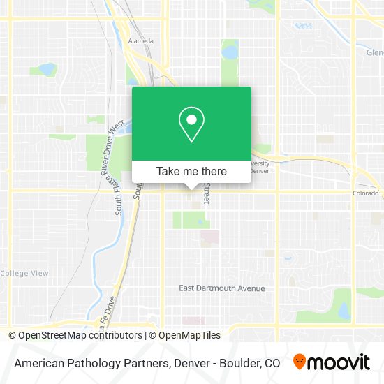 American Pathology Partners map