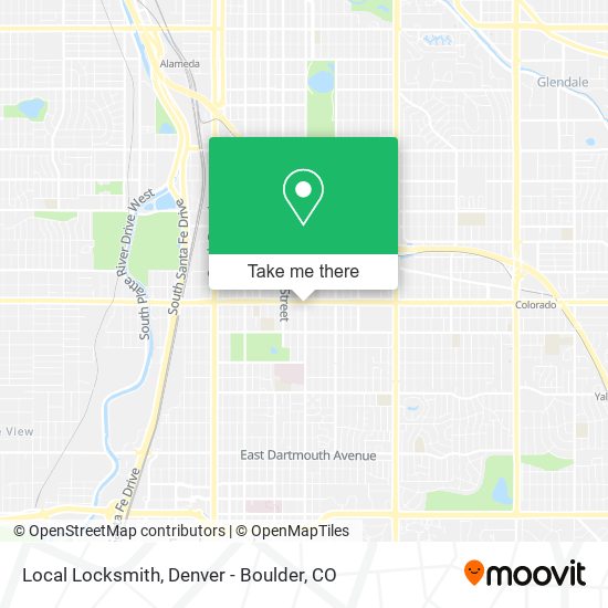 Local Locksmith map