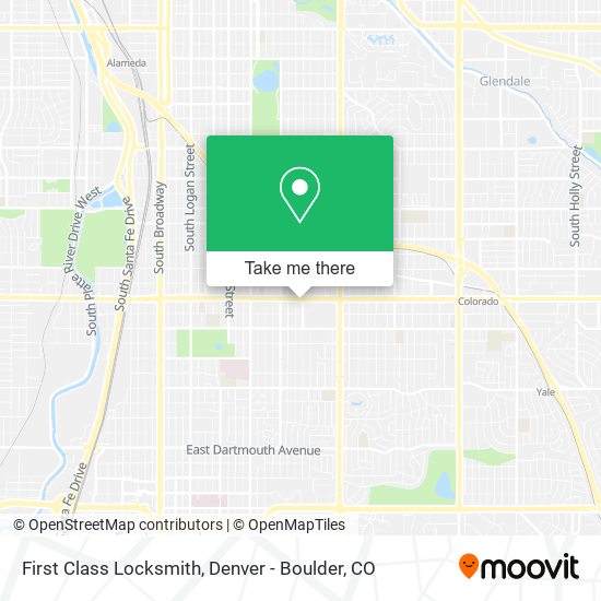 Mapa de First Class Locksmith