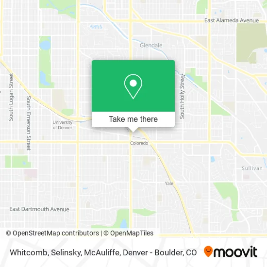 Whitcomb, Selinsky, McAuliffe map