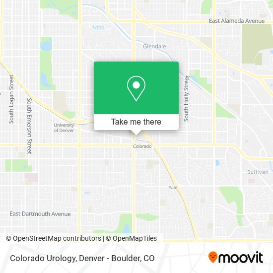 Colorado Urology map