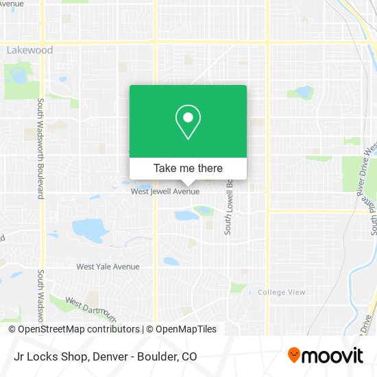Jr Locks Shop map