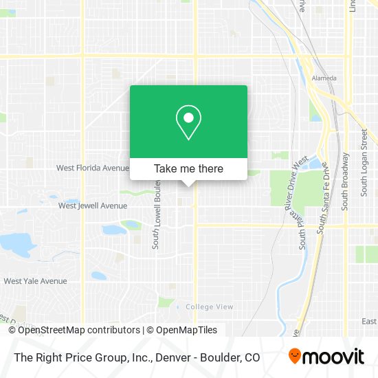 Mapa de The Right Price Group, Inc.
