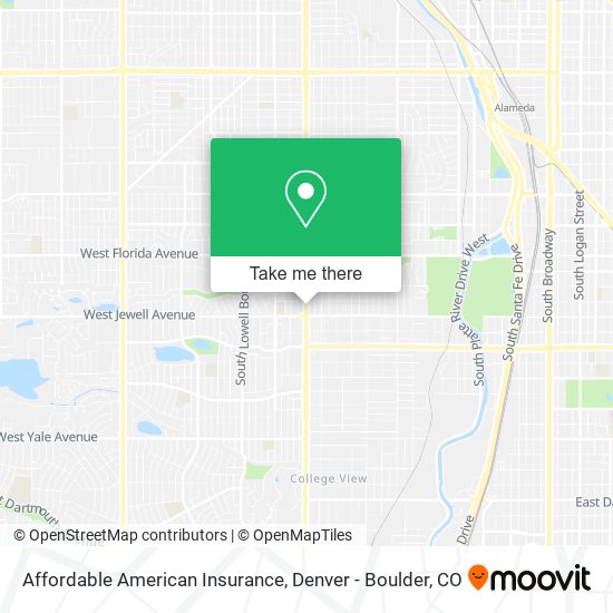 Affordable American Insurance map