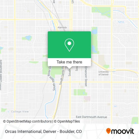 Orcas International map