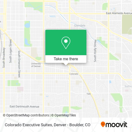 Colorado Executive Suites map