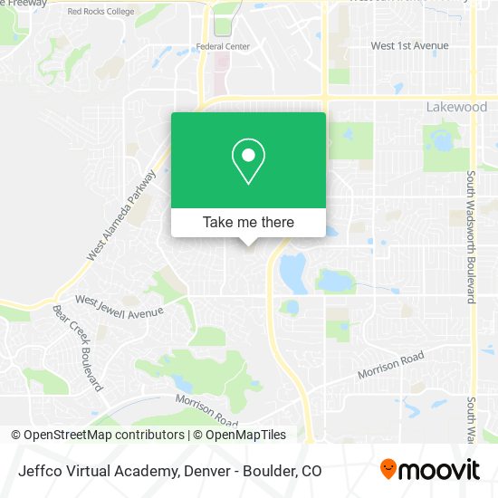 Mapa de Jeffco Virtual Academy