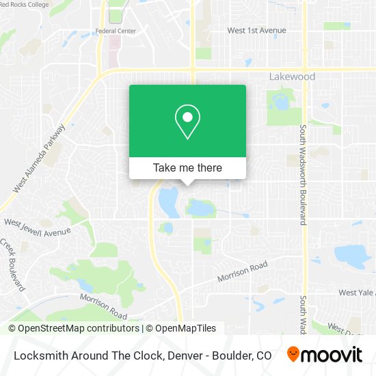 Mapa de Locksmith Around The Clock
