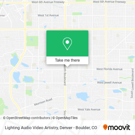 Mapa de Lighting Audio Video Artistry