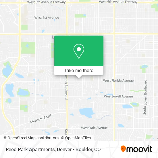 Reed Park Apartments map