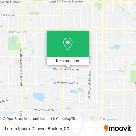Mapa de Lorem Ipsum