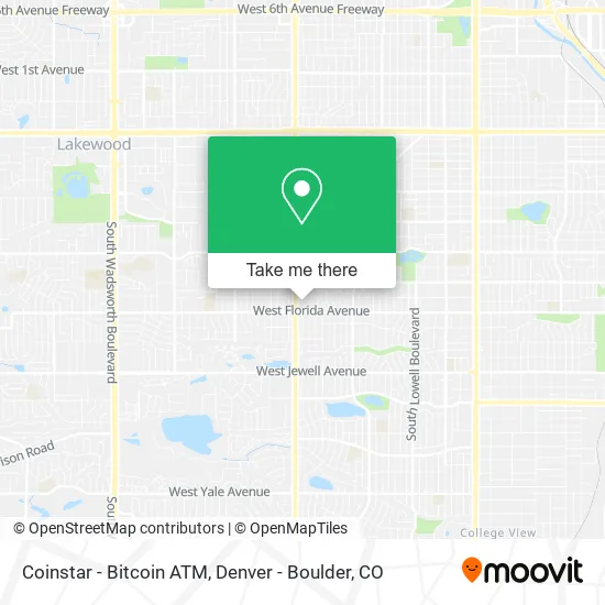 Coinstar - Bitcoin ATM map