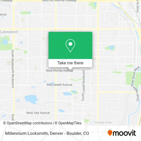 Millennium Locksmith map