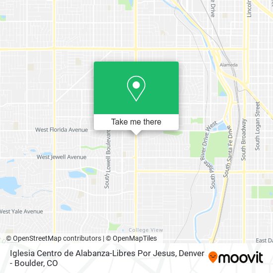 Iglesia Centro de Alabanza-Libres Por Jesus map