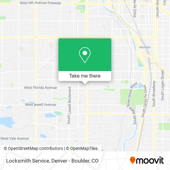 Locksmith Service map