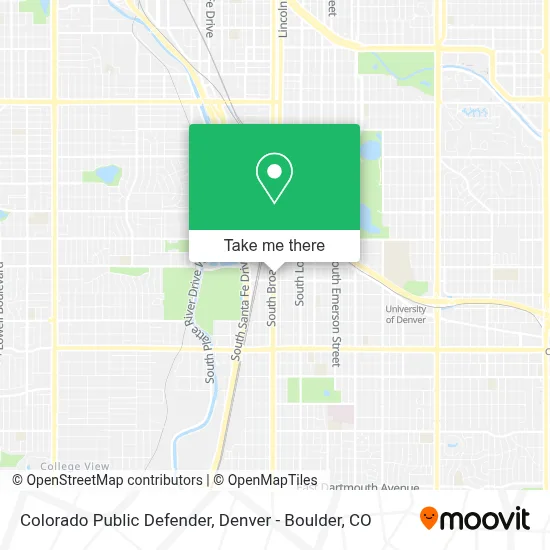 Colorado Public Defender map