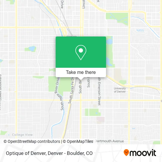 Optique of Denver map
