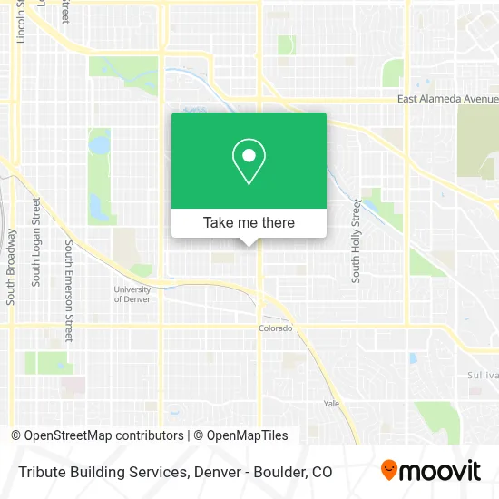 Tribute Building Services map