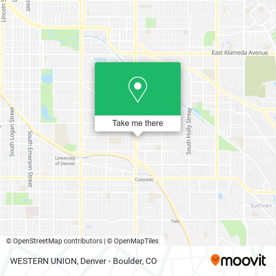 Mapa de WESTERN UNION