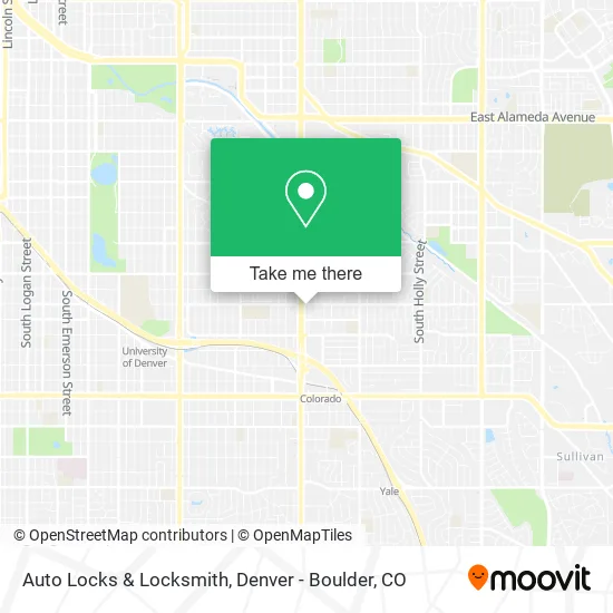 Auto Locks & Locksmith map