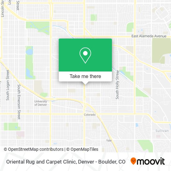 Oriental Rug and Carpet Clinic map