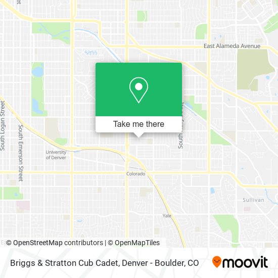 Mapa de Briggs & Stratton Cub Cadet