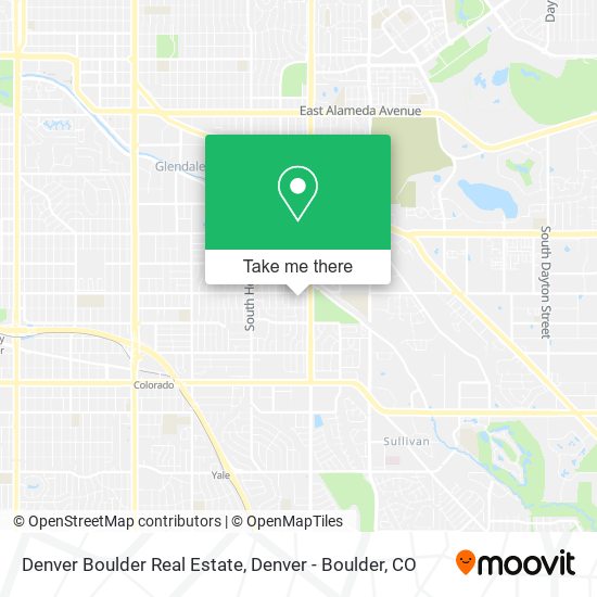 Denver Boulder Real Estate map