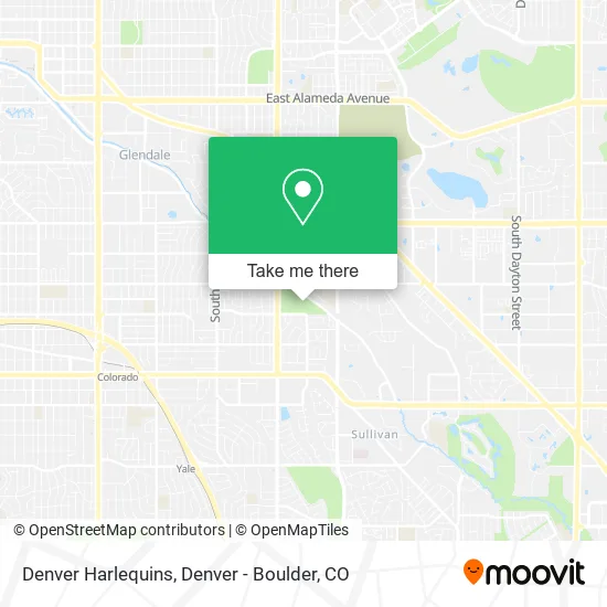 Denver Harlequins map