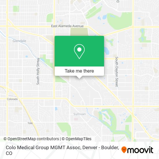 Colo Medical Group MGMT Assoc map
