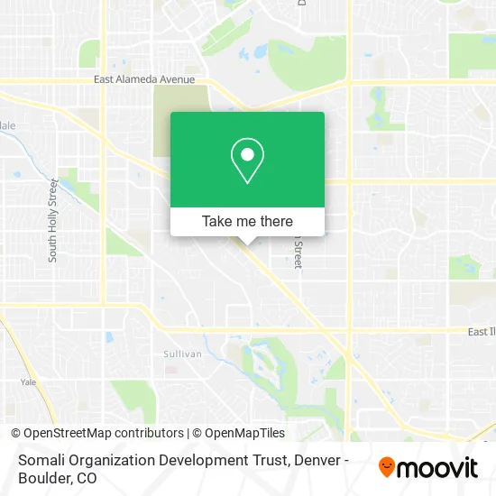 Somali Organization Development Trust map