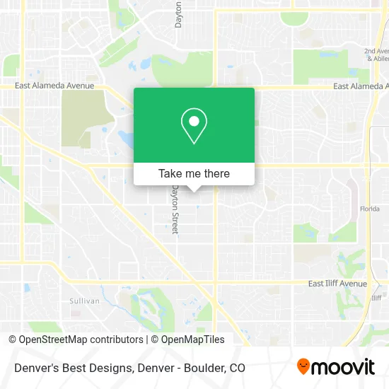 Denver's Best Designs map