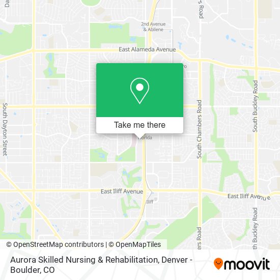 Mapa de Aurora Skilled Nursing & Rehabilitation