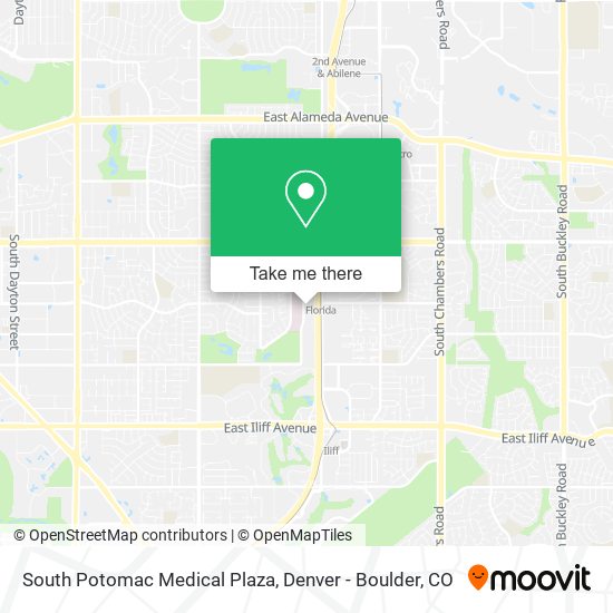 South Potomac Medical Plaza map