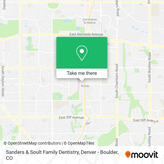 Sanders & Soult Family Dentistry map