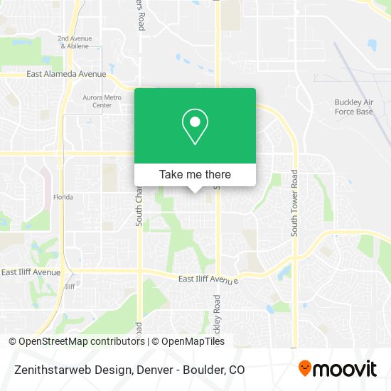 Mapa de Zenithstarweb Design
