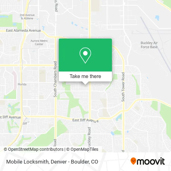 Mobile Locksmith map
