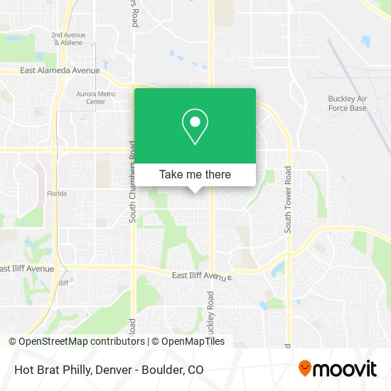 Hot Brat Philly map