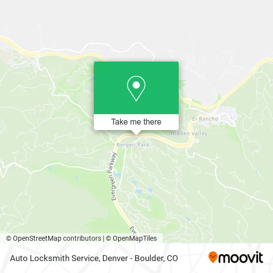 Auto Locksmith Service map