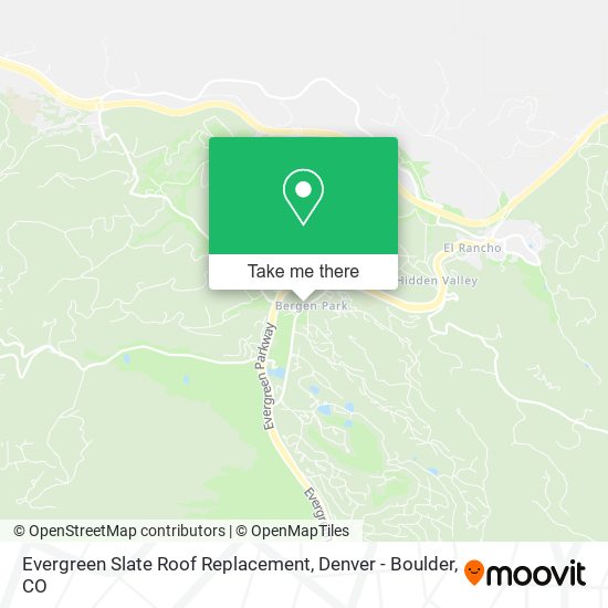 Mapa de Evergreen Slate Roof Replacement
