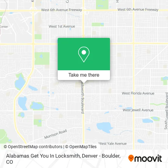 Alabamas Get You In Locksmith map