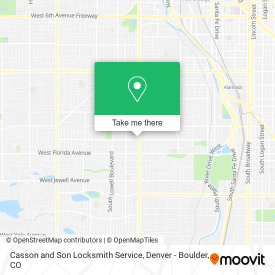 Mapa de Casson and Son Locksmith Service