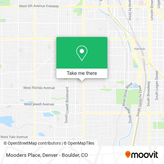 Mooders Place map