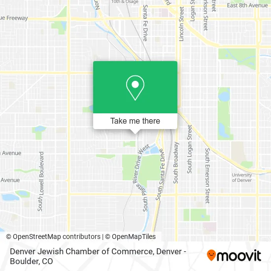 Denver Jewish Chamber of Commerce map